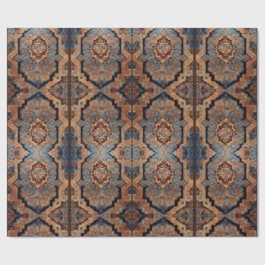 Schöne persische Alte Muster Beliebte Sammlung Geschenkpapier (Flach)