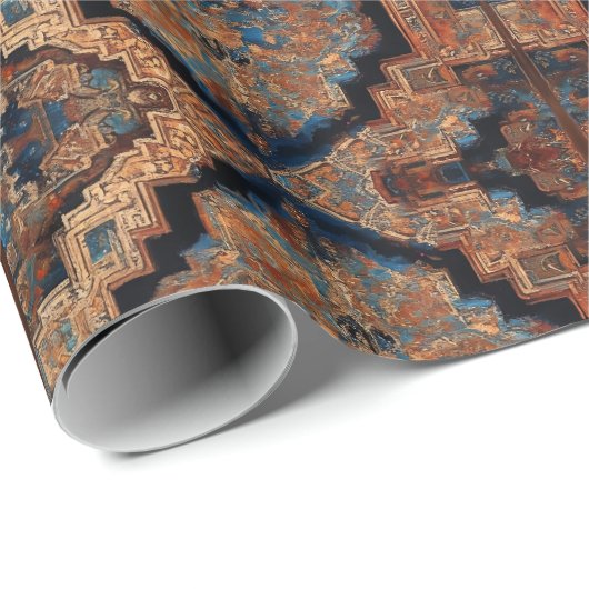 Schöne persische Alte Muster Beliebte Sammlung Geschenkpapier (Rolleneckpunkt)