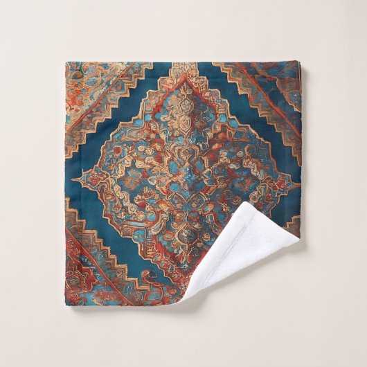 Schöne persische Alte Muster Moderne Sammlung Badhandtuch Set (Waschlappen)