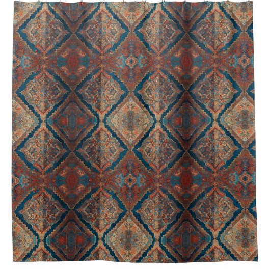 Schöne persische Alte Muster Moderne Sammlung Duschvorhang (Vorderseite)