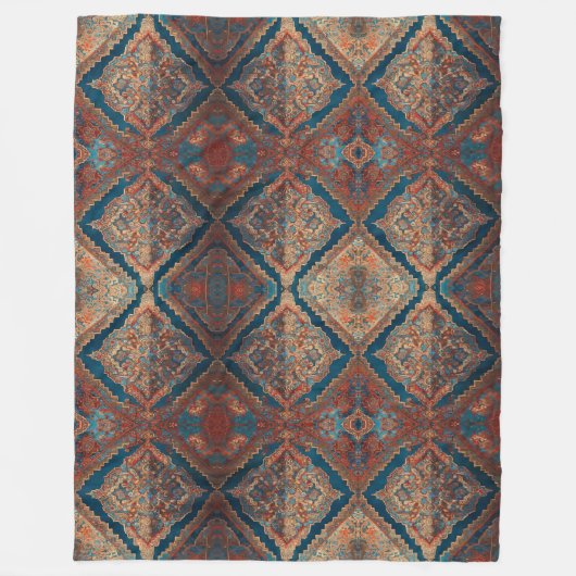 Schöne persische Alte Muster Moderne Sammlung Fleecedecke (Vorderseite)