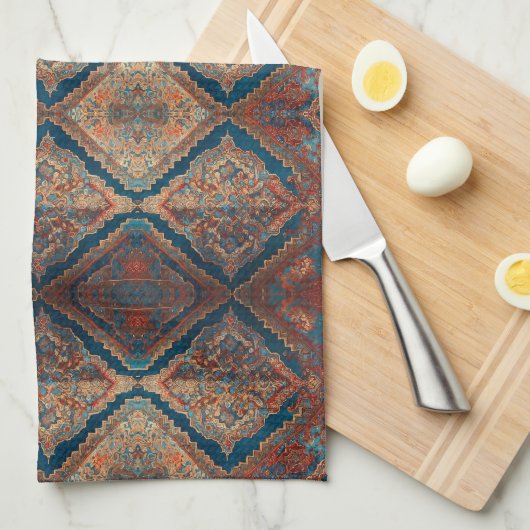 Schöne persische Alte Muster Moderne Sammlung Geschirrtuch (Viertel Falte)