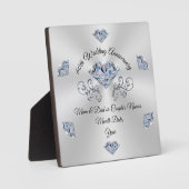 Schöne Personalisierte, 60-jährige JubiläumsPlaque Fotoplatte (Vorderseite)