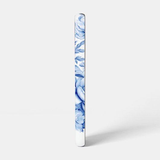 Schöne Personalisierte blaue Rose Samsung Galaxy Hülle (Linke Seite)