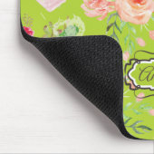 Schöne Personalisierte Blumenkaktus Mousepad (Ecke)