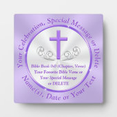 Schöne Personalisierte, Christliche Geschenke für  Fotoplatte (Vorderseite)