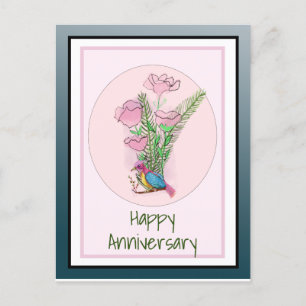 Schöne personalisierte Geschenke zum Ehejubiläum f Postkarte