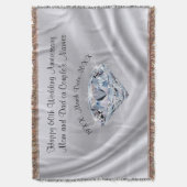 Schöne Personalisierte Geschenkideen zum 60-jährig Decke (Vorderseite Vertikal)