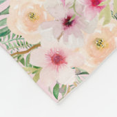 Schöne Personalisierte GODAUGHTER Pink Floral Fleecedecke (Ecke)