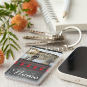 Schöne Personalisierte Hunde- oder Cat-Gedenkstätt Schlüsselanhänger (Vorderseite rechts)