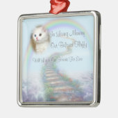 Schöne Personalisierte Katze- oder Hundemeldung Ornament Aus Metall (Links)