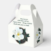 Schöne Personalisierte Magnolia-Gastgeschenke Hoch Geschenkschachtel (Vorderseite)