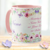 Schöne Personalisierte Namensgeschenke mit Bedeutu Tasse