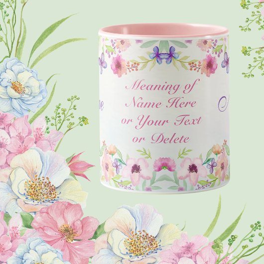 Schöne Personalisierte Namensgeschenke mit Bedeutu Tasse