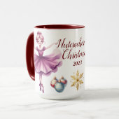 Schöne Personalisierte Nutcracker-Veröffentlichung Tasse (Vorderseite Links)