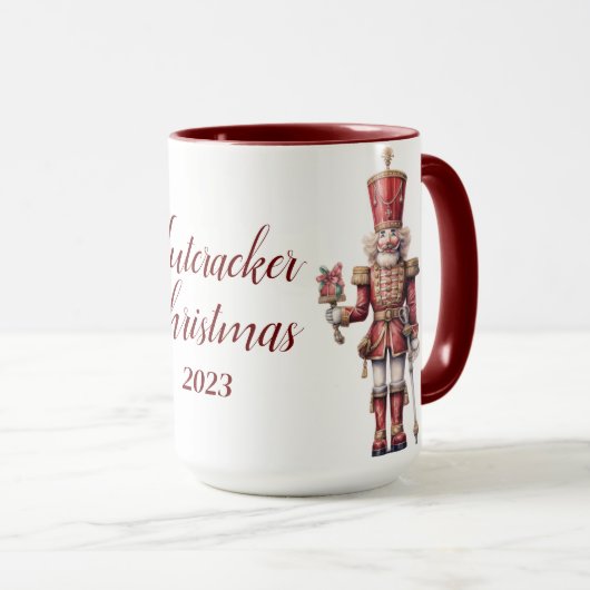 Schöne Personalisierte Nutcracker-Veröffentlichung Tasse (VorderseiteRechts)