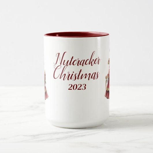 Schöne Personalisierte Nutcracker-Veröffentlichung Tasse (Zentrum)
