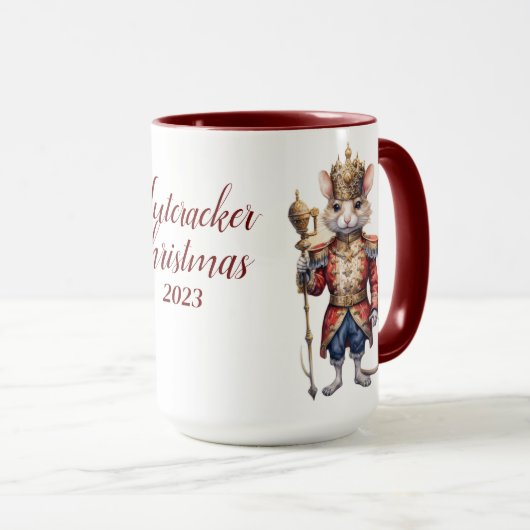 Schöne Personalisierte Nutcracker-Veröffentlichung Tasse (VorderseiteRechts)