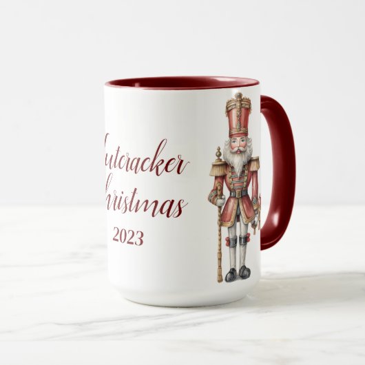 Schöne Personalisierte Nutcracker-Veröffentlichung Tasse (VorderseiteRechts)