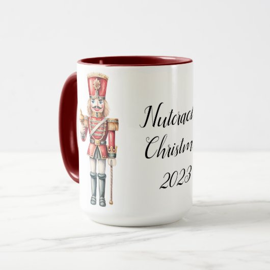 Schöne Personalisierte Nutcracker-Veröffentlichung Tasse (Vorderseite Links)