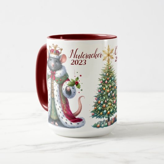 Schöne Personalisierte Nutcracker-Veröffentlichung Tasse (Vorderseite Links)