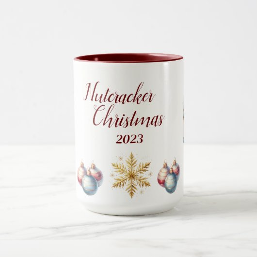 Schöne Personalisierte Nutcracker-Veröffentlichung Tasse (Zentrum)
