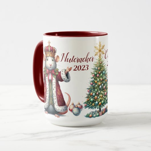 Schöne Personalisierte Nutcracker-Veröffentlichung Tasse (Vorderseite Links)