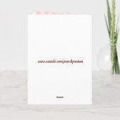 Schöne personalisierte Valentines Grüße Karte (Rückseite)