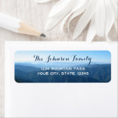 Schöne Personalisierte Vorlage mit blauen Bergen (Insitu)