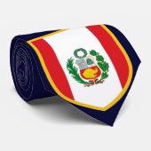 Schöne Peru-Flagge Krawatte (Gerollt)
