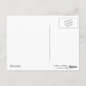 Schöne Pfannkuchen in einer Gießkanne Postkarte (Rückseite)