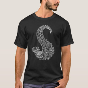 Schöne Pfau Niedliche Vögel Tiergrafie T-Shirt