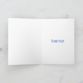 Schöne Pfaue individuell anpassbare Dankbarkeit Ka Dankeskarte (Innenseite)