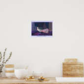 Schöne Pfaue Kunst Poster (Küche)