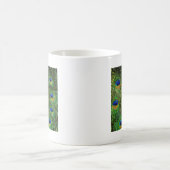 Schöne Pfauenfedern Kaffeetasse (Mittel)
