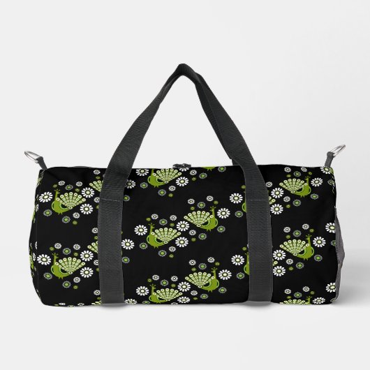 Schöne Pfauenkunst Duffle Bag (Vorderseite)