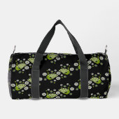Schöne Pfauenkunst Duffle Bag (Rückseite)