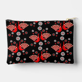 Schöne Pfauenkunst Zubehörtasche (Rückseite)