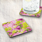 Schöne Pfennigfuchser und Orchideen Getränkeuntersetzer