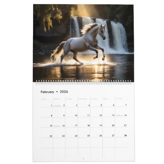 Schöne Pferde 2025 Mauerkalender Kalender (Feb 2026)