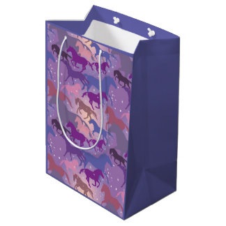 Schöne Pferde Design Mittlere Geschenktüte