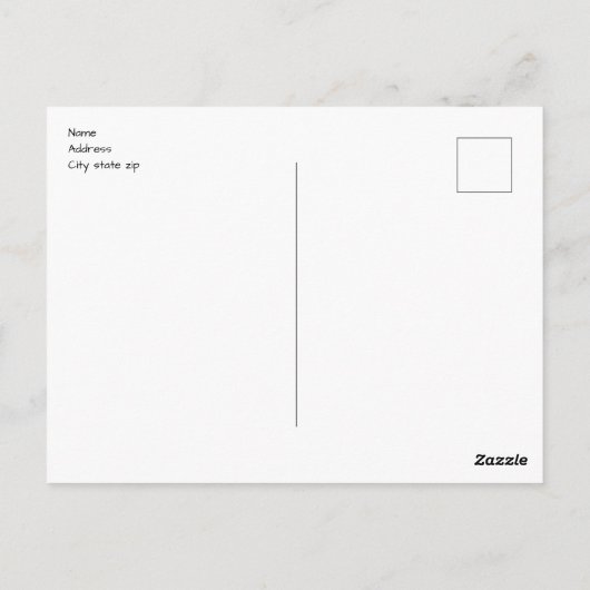 Schöne Pferde Geburtstag Postkarte (Rückseite)