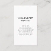 Schöne Pferde im Wasser Visitenkarte (Rückseite)