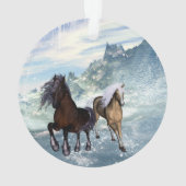 Schöne Pferde Ornament (Rückseite)