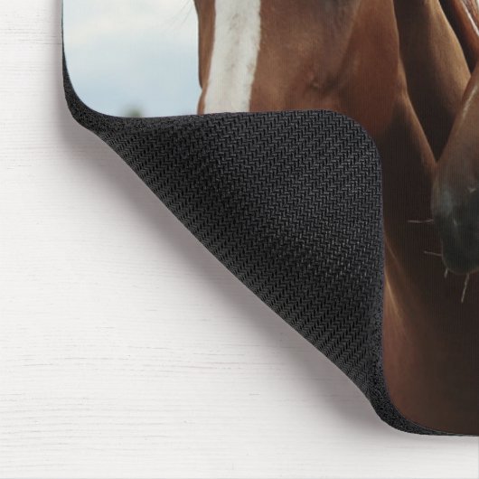 Schöne Pferde Personalisiert Mousepad (Ecke)