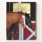 Schöne Pferde - SpiralNotebook Notizblock (Rückseite)