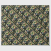 Schöne Pferde und Rustikale Weihnachten im Stall Geschenkpapier (Flach)