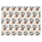 Schöne Pferde Western Boho Style Gemustert Tischdecke (Vorderseite (Horizontal))