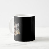 Schöne Pferde Zeichnend Reiten Kaffeetasse (Vorderseite Links)