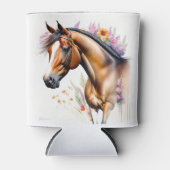 Schöne Pferdefrühlingsblumen Dosenkühler (Vorderseite)